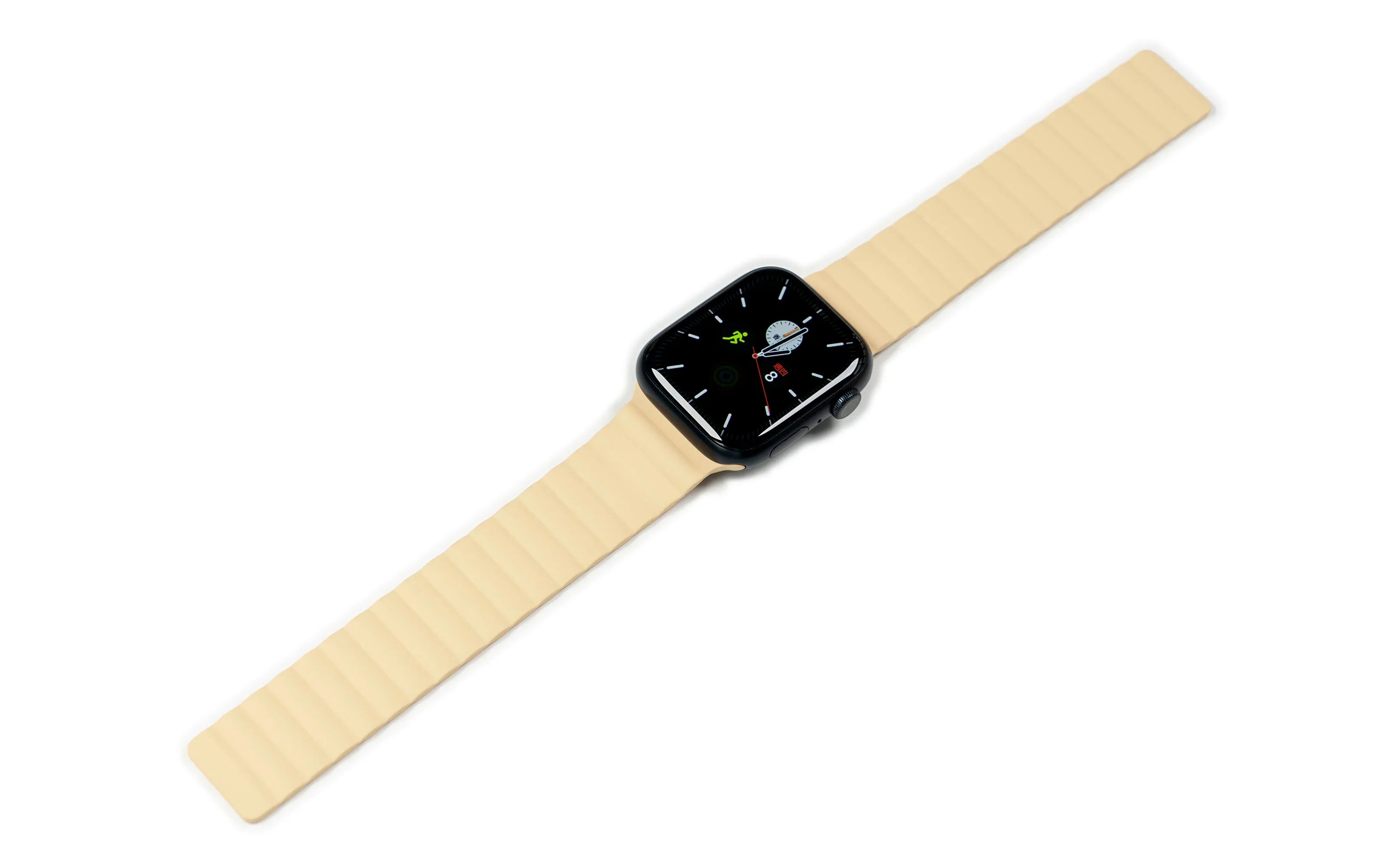 Torrii Watch 49/46/45/44 Mm Saturn Silicone Magnetic Strap - Cream - Tashqila Torrii Watch 49/46/45/44 Mm Saturn Silicone Magnetic Strap - Cream - Tashqila